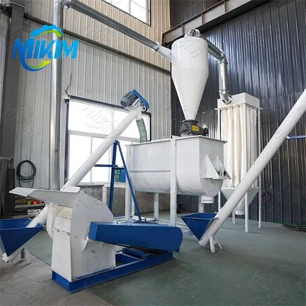 Line Production Pelleting Automatik suapan jerami